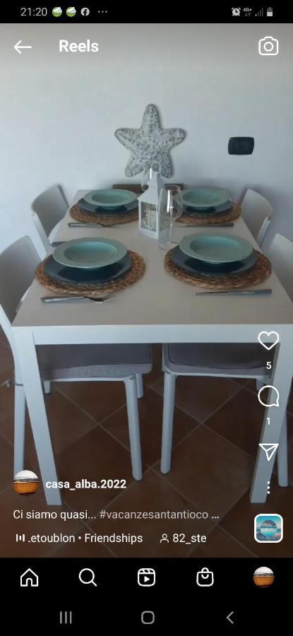 Apartmán Casa Alba SantʼAntìoco Exteriér fotografie